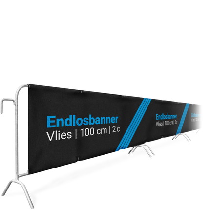 endless nonwovens - 2-coloured - 100 cm - 400 cm