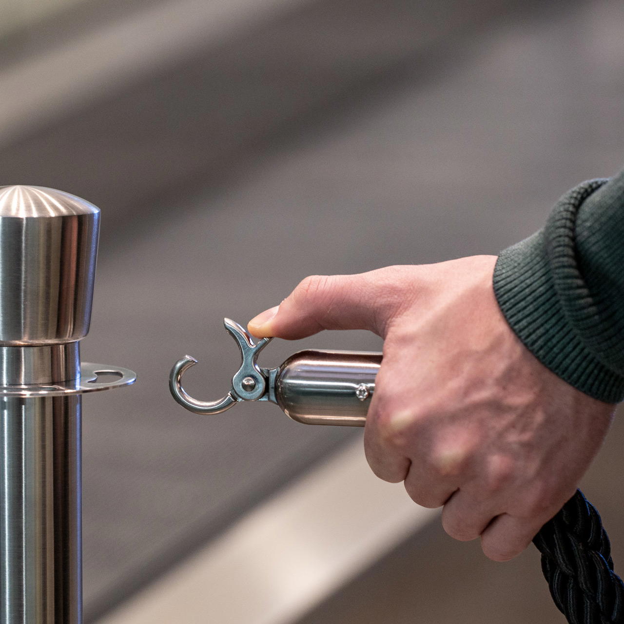 Absperrkordel GRIP - rot-gold