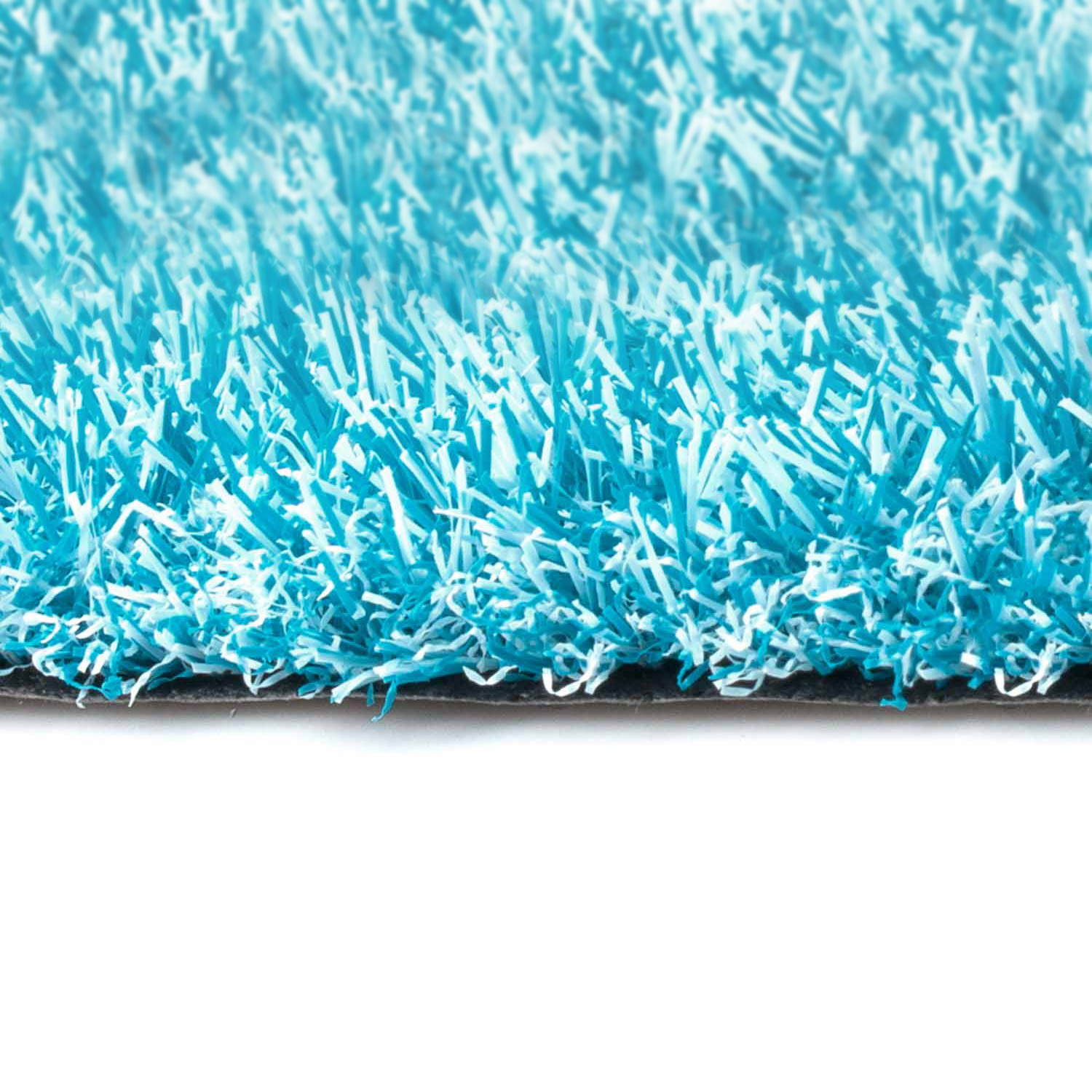 Kunstrasen farbig 4 x 25 m - 4 m - hellblau