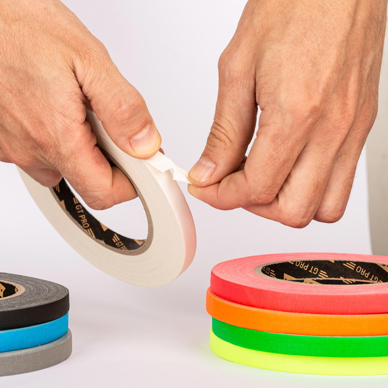 GT PRO cloth tape - 10 mm - white