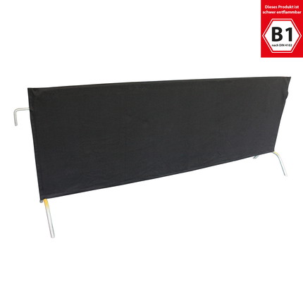 Moltonhusse B1 - schwarz