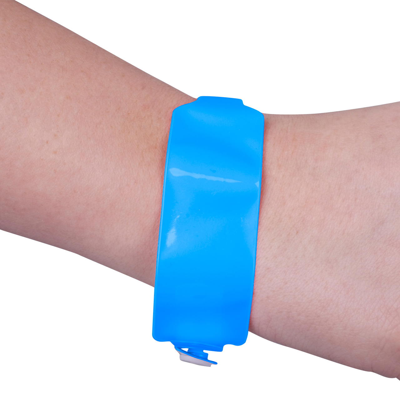 Unprinted vinyl tape - neon blue