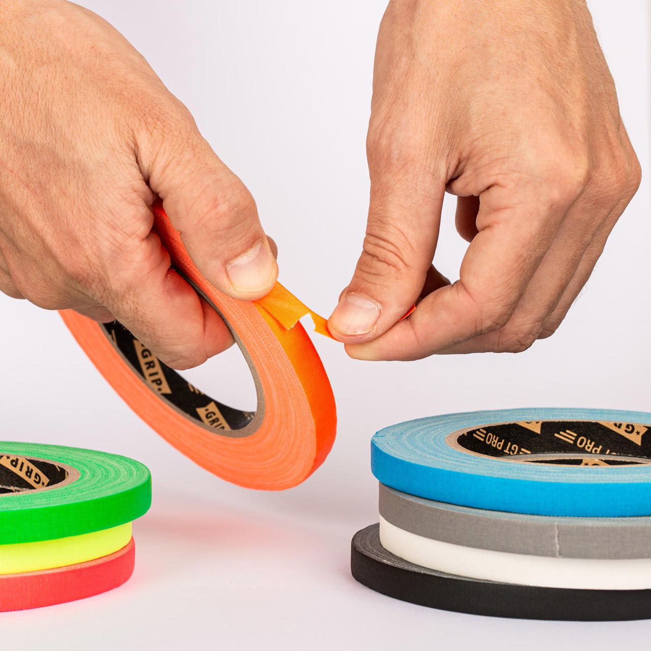 GT PRO cloth tape - 10 mm - neon orange