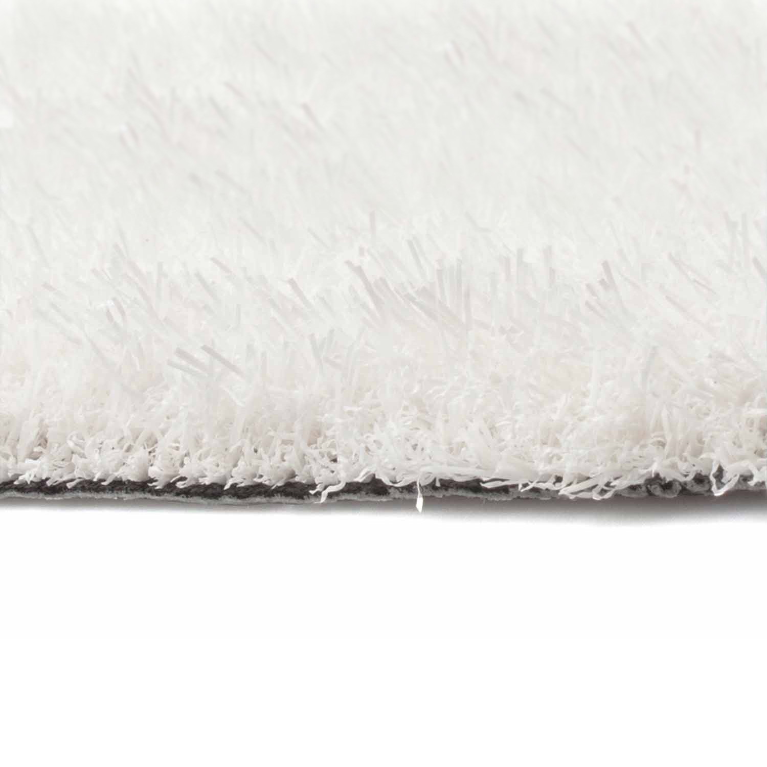 Kunstrasen farbig 4 x 25 m - 4 m - weiß