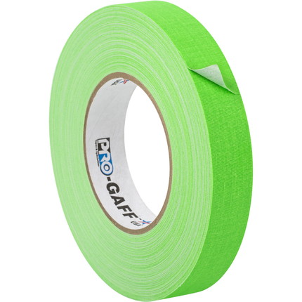 Pro Gaff Tape - 24 mm - fluorescent green