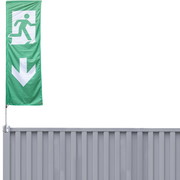 container flag with pictogram - Emergency exit