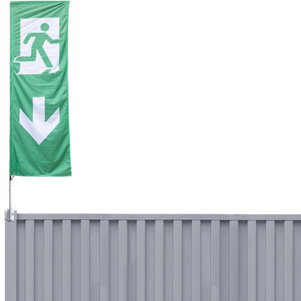 container flag with pictogram - Emergency exit