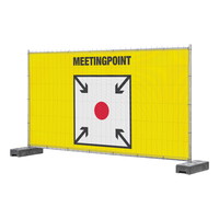 Bauzaunblende Meetingpoint