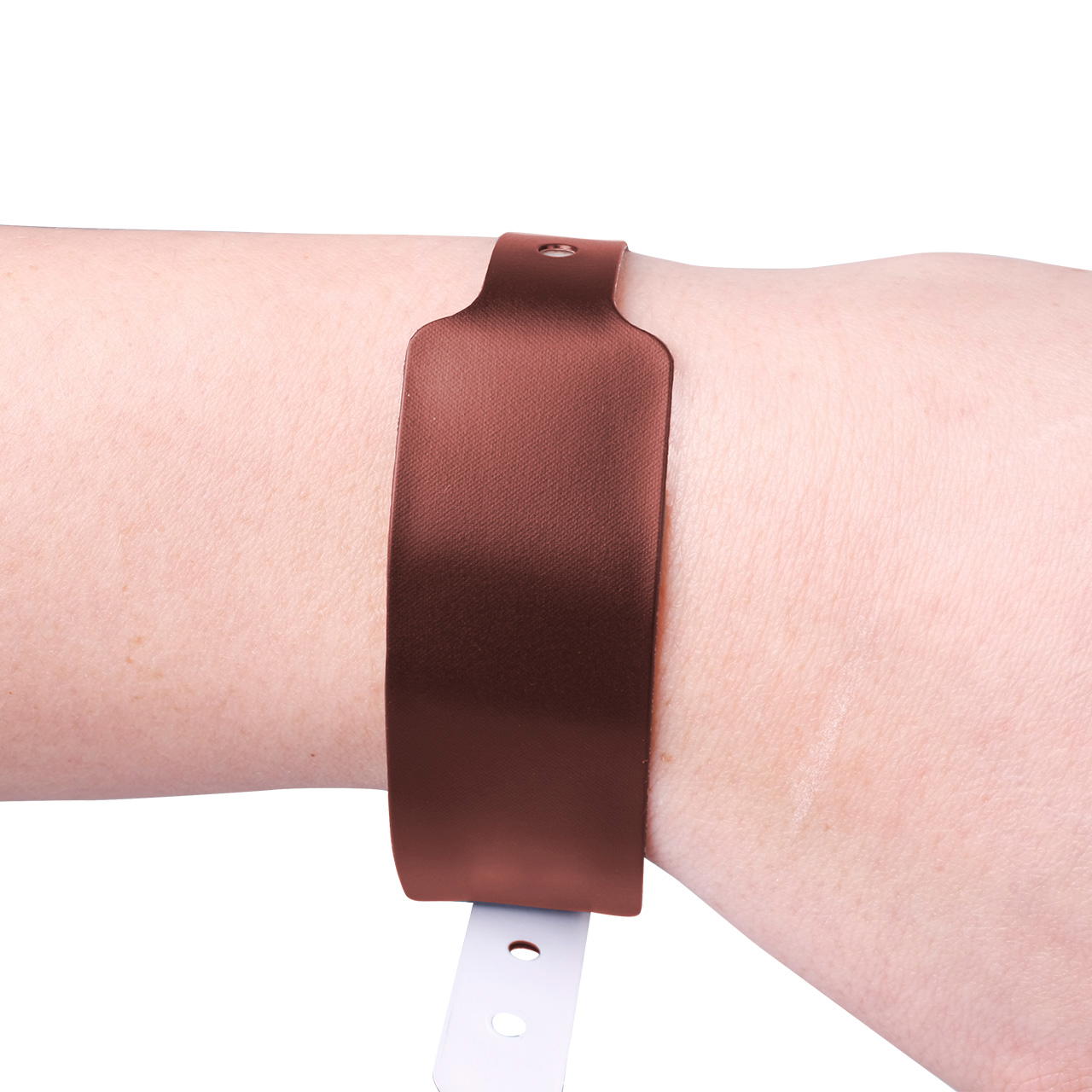 Vinyl Bänder unbedruckt - braun