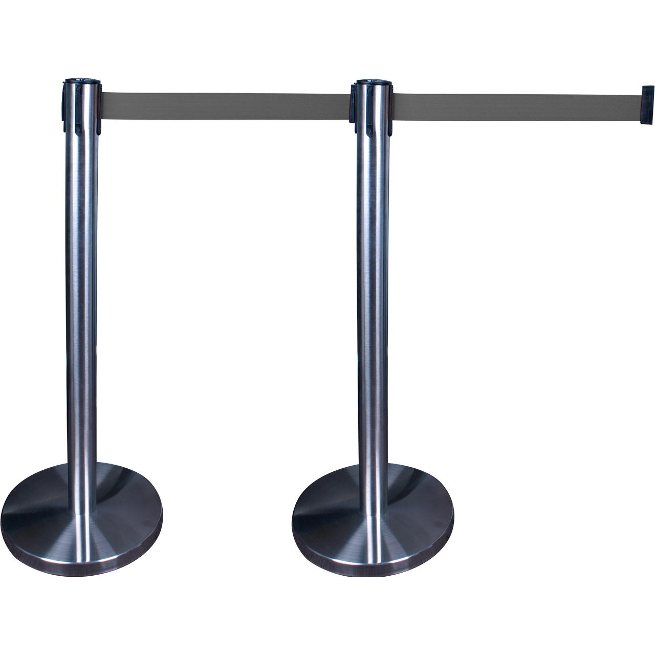 Premium belt posts – stainless steel - grey