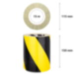 tunnel tape - black-yellow Tunnel Tape GT 571 - black-yellow