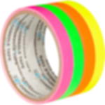 uv active adhesive tape - 12 mm x 4.5 m Artist Tape Set – UV-active adhesive tape in 4 neon colours - 12 mm x 4.5 m