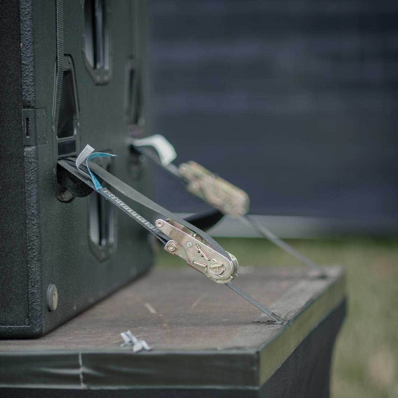 Spanngurt schwarz - 1-teilig - 6,00 m x 50 mm