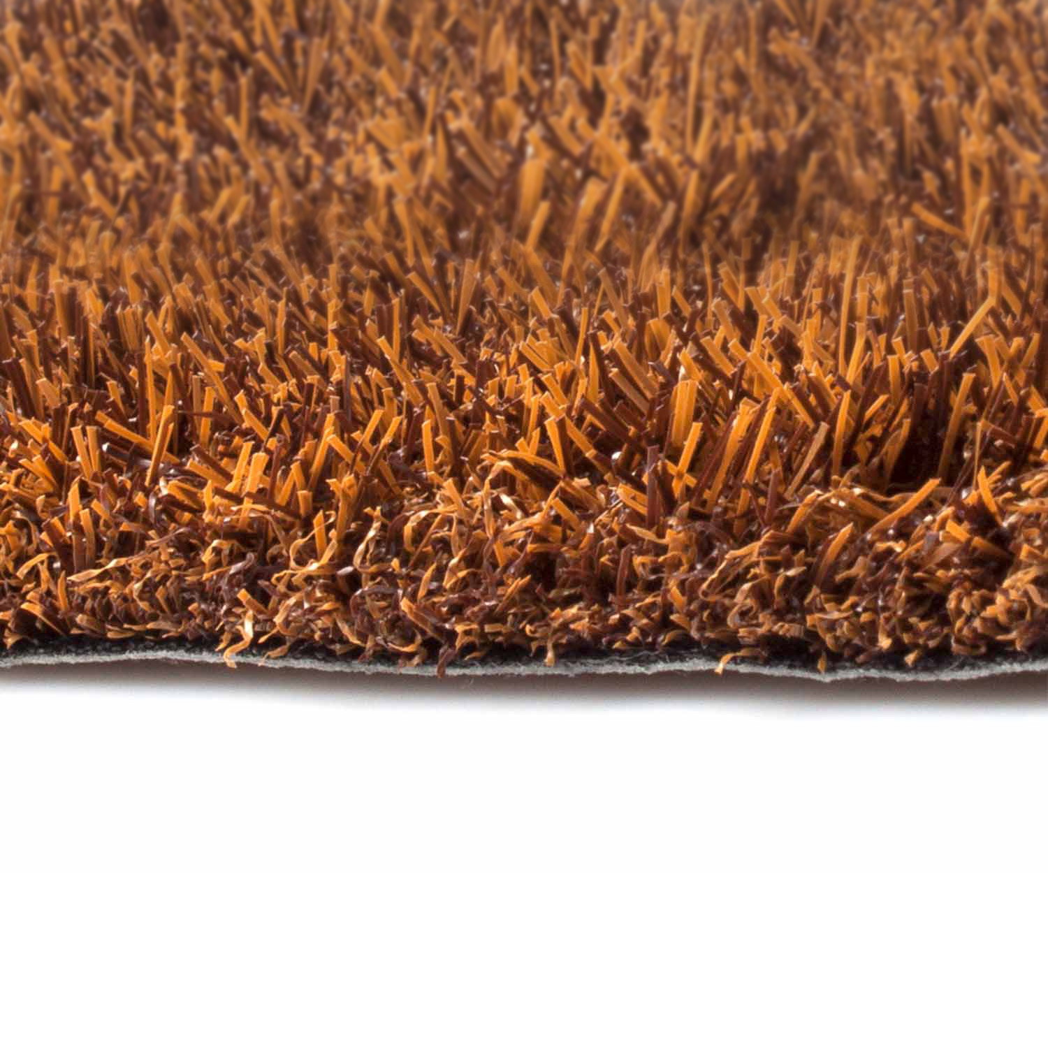 Kunstrasen farbig 4 x 25 m - 4 m - braun