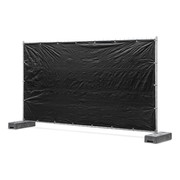 Bauzaunplane 3,41 x 1,76 m Bauzaunplane schwarz 3,41 x 1,76 m - schwarz