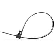 Re-usable cable ties - black - 7.6 mm x 200 mm
