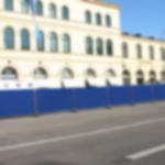 tarpaulin cheap - blue Fence tarp 3.41 x 1.76 m - blue