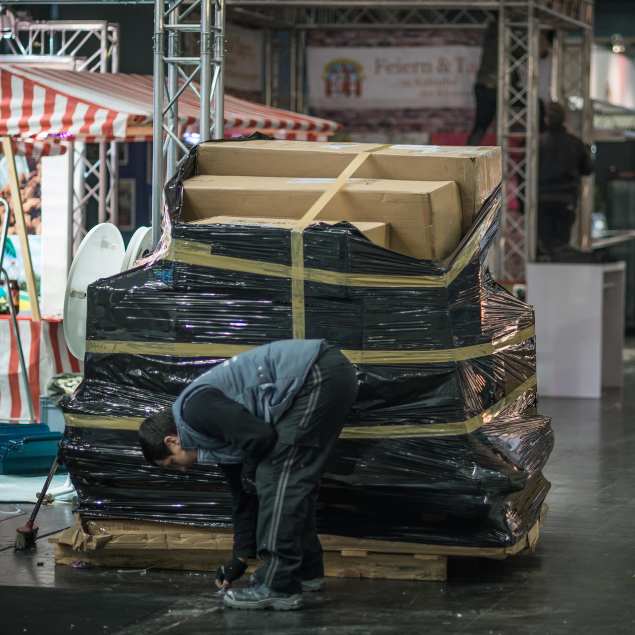 Stretchfolie schwarz