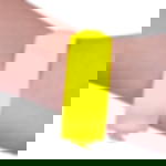 plastic admission wristbands - neon yellow Unprinted vinyl tape - neon yellow