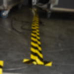 adhesive caution tape GT 571 extra-wide fabric warning tape
