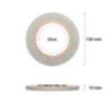 clothtape 10 mm - grey GT PRO cloth tape - 10 mm - grey