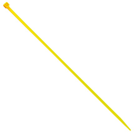 Coloured cable ties 4.8 x 300 mm - yellow