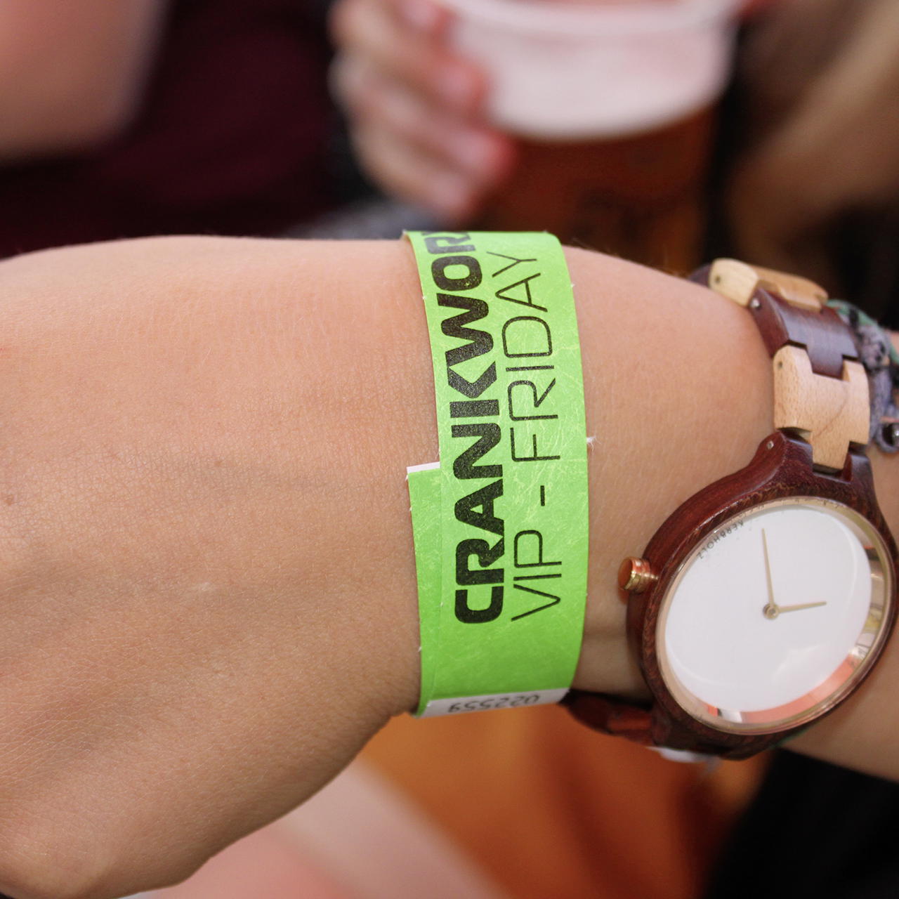 Tyvek Bänder 1-farbig bedrucken lassen – 19 mm, rot - rot