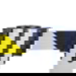 belt barrier posts - white Plastic belt barrier posts - white - black-yellow