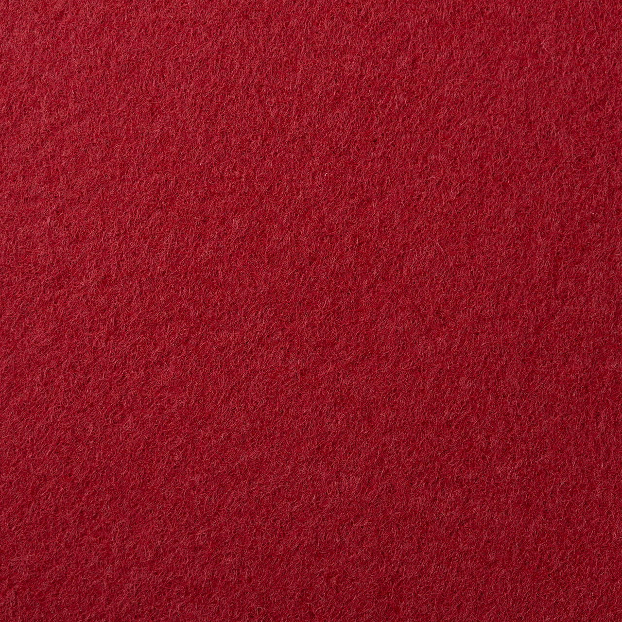 Flat felt carpet B1 with film covering - dark red