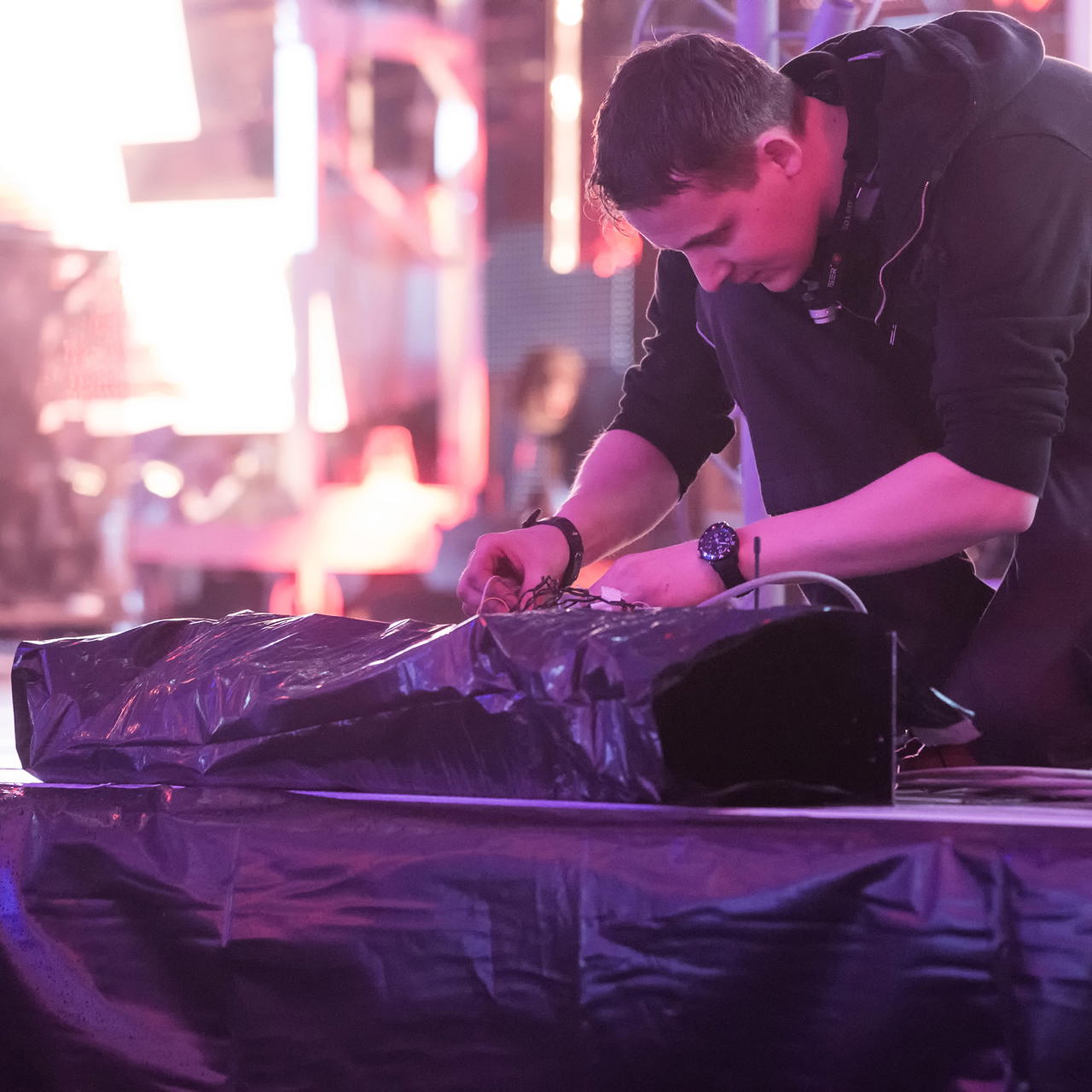 PE Folie B1 120 my blickdicht