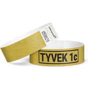 Tyvek Bänder bedruckt (1-farbig) - 19 mm, gold - gold
