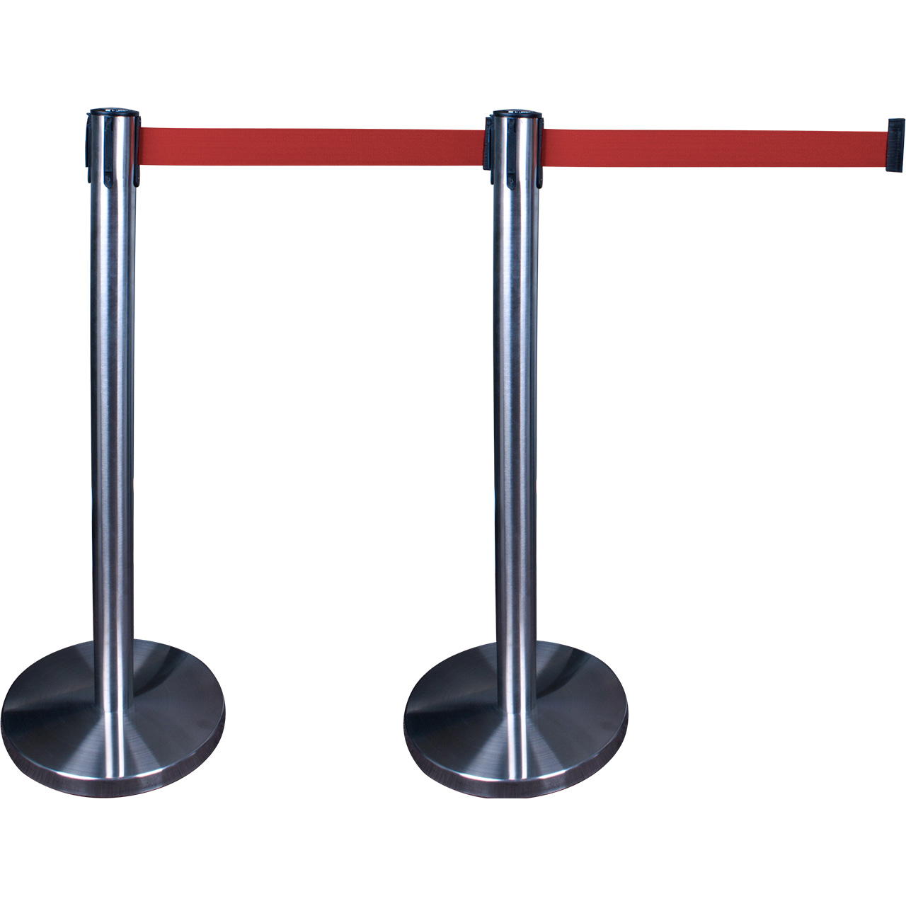 Premium belt posts – stainless steel - red