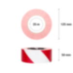 caution tape - red-white Caution tape GT 571 - red-white