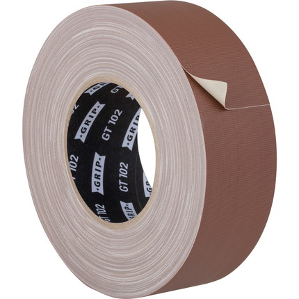 Adhesive cloth tape extra matt GT 102 - brown