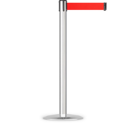 Tensabarrier Advance 889 - rot - Edelstahl geschliffen