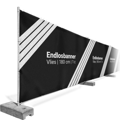 Endlosvlies | 1-farbig - 180 cm - 250 cm