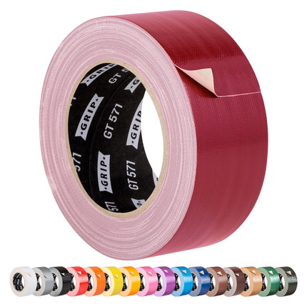 Adhesive cloth tape coloured Grip Tape GT 571 - dark red