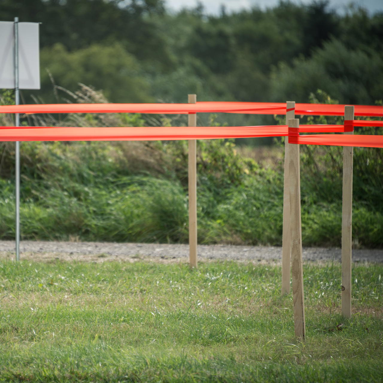 barrier tape coloured - green