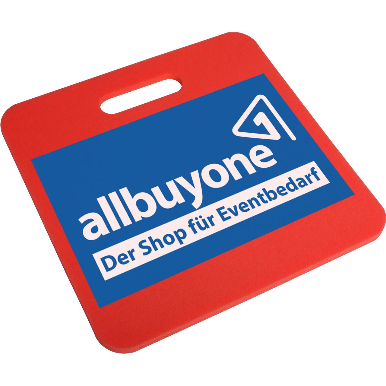 seat cushion printed - 2-coloured - red