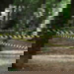 Barrier tape yellow black Barrier tape, yellow and black, extremely tear-resistant