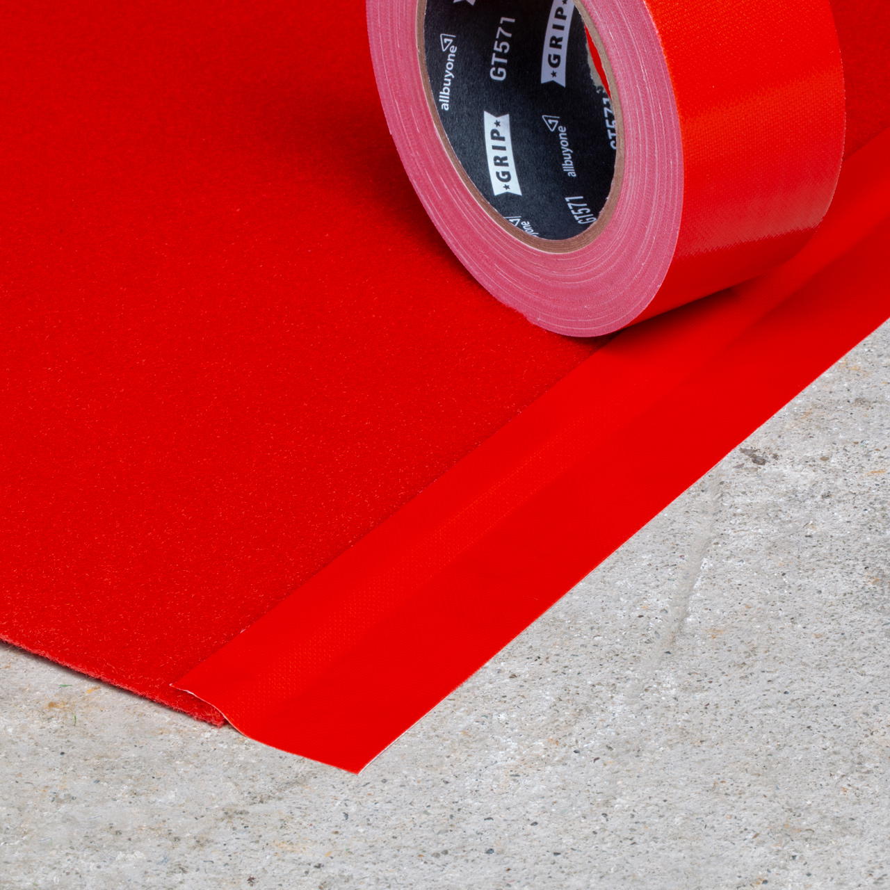 Needle felt velour B1 - red