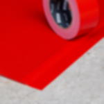 needle felt - red Needle felt velour B1 - red