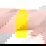 plastic admission wristbands - yellow Unprinted vinyl tape - yellow