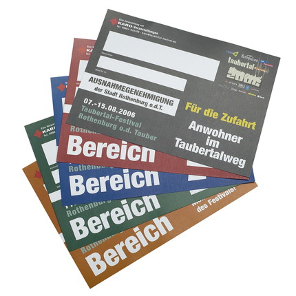 Parking and transit tickets