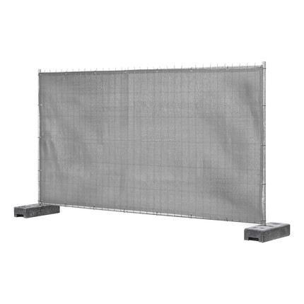 Bauzaun Sichtschutz B1 - grau