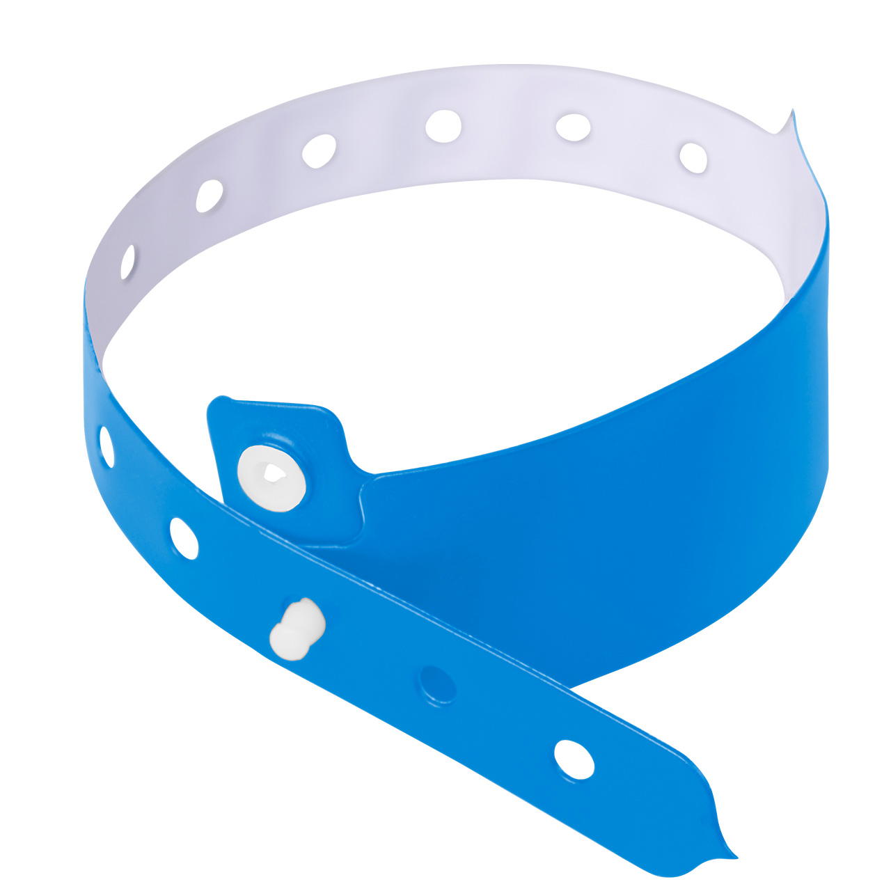 Unprinted vinyl tape - blue