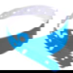 Plastik Einlassbänder - blau Vinyl Bänder unbedruckt - blau