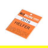 Laminated backstage pass – medium (DIN A7)