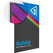 Alu Dibond Schild DIN A1 / A2 / A3 - DIN A1