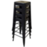 bar stool stackable Metal bar stool stackable